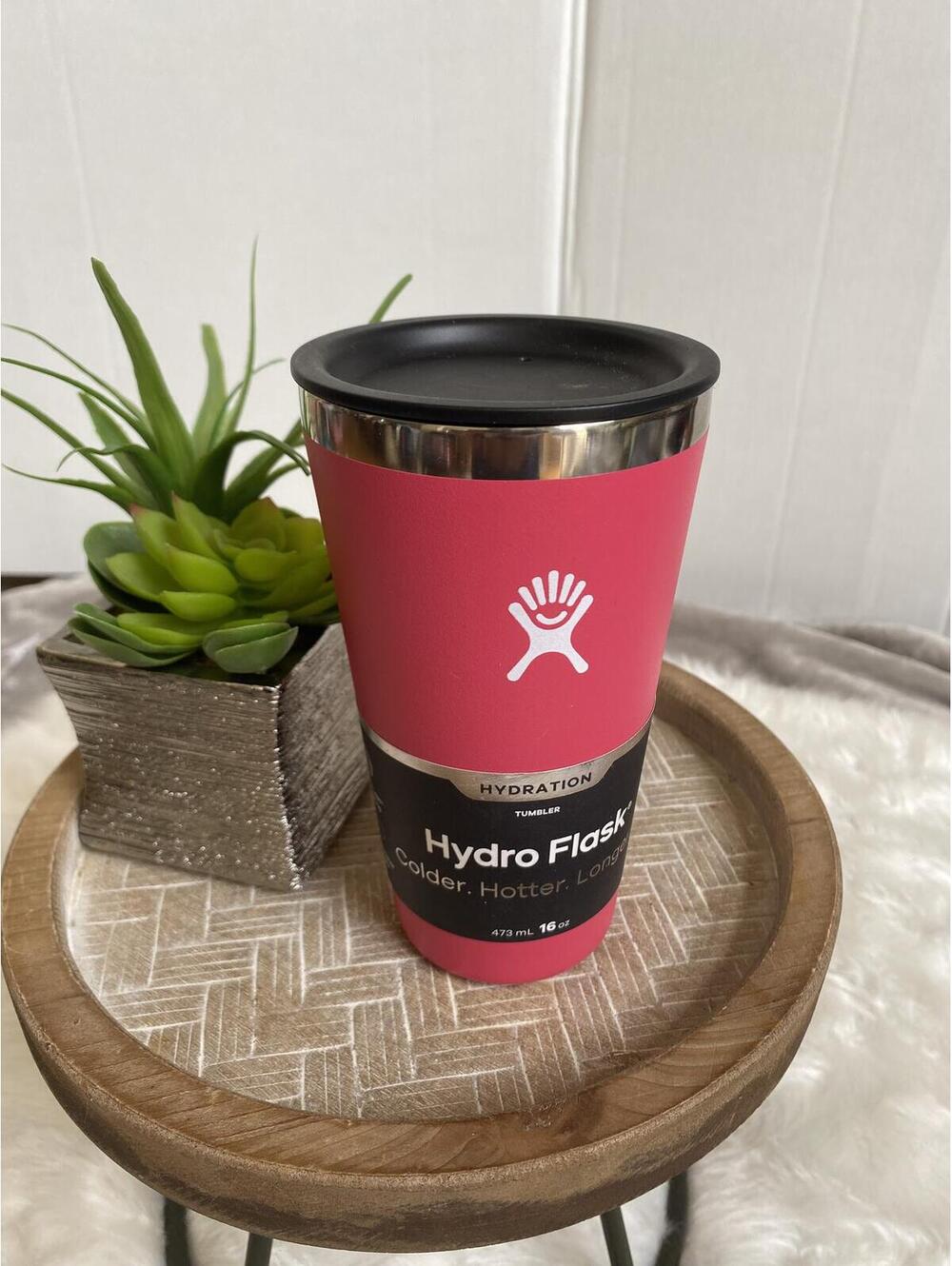 Hydro Flask Insulated Travel Tumbler 16 oz Pink